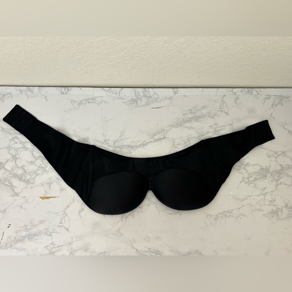unbranded Other - Black Bra, Size 38/85C Strapless Hook Loop Padded​